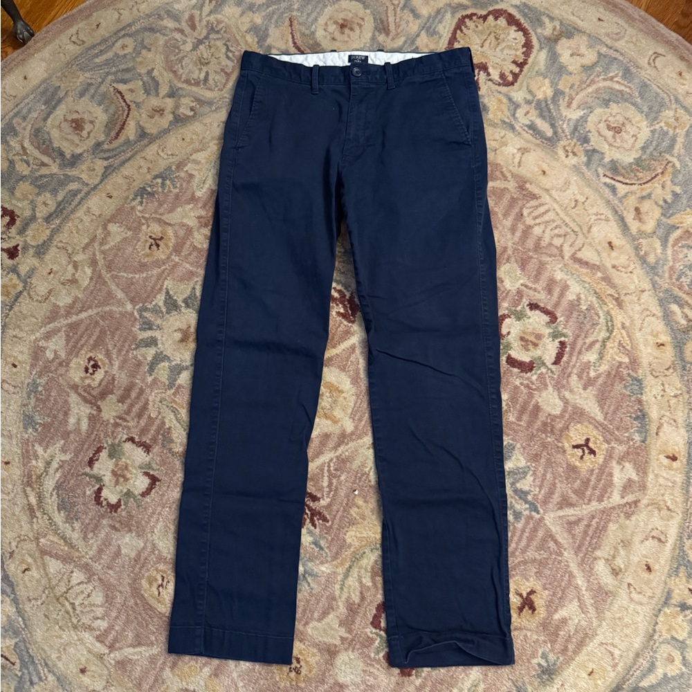 J.Crew Flex Dark Blue Khakis